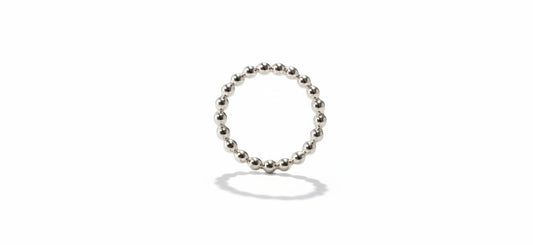 Bague perlée