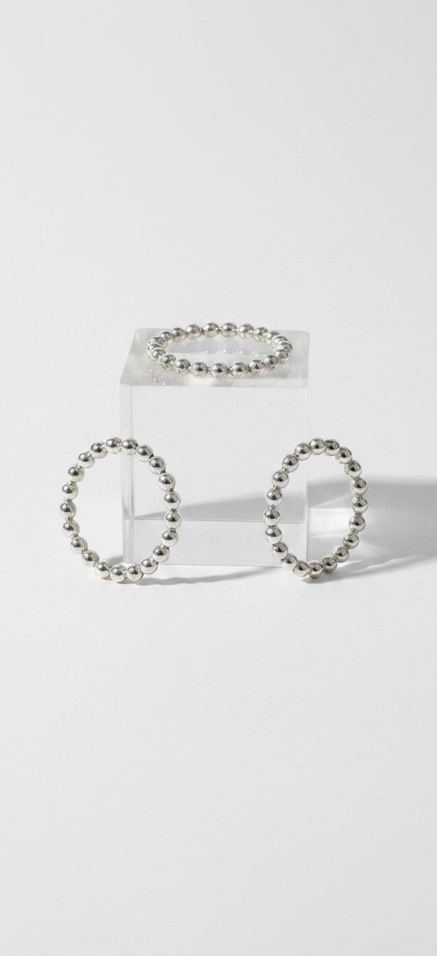 Bague perlée