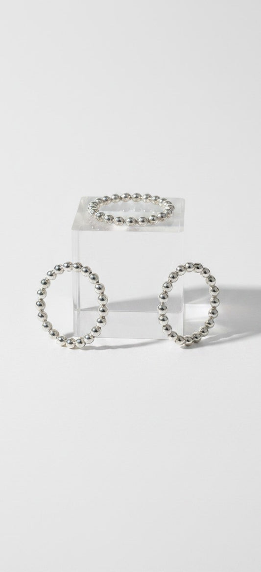 Bague perlée