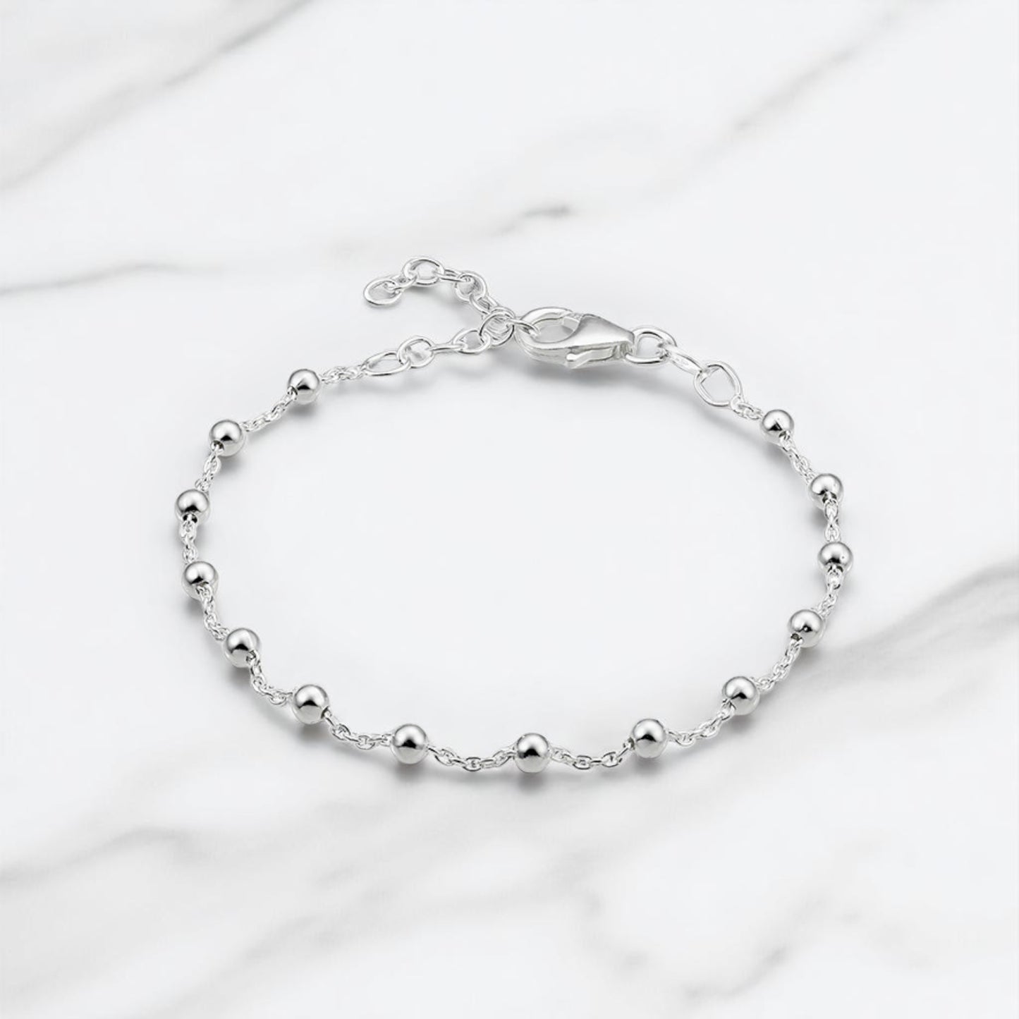 Bracelet chaine perlée