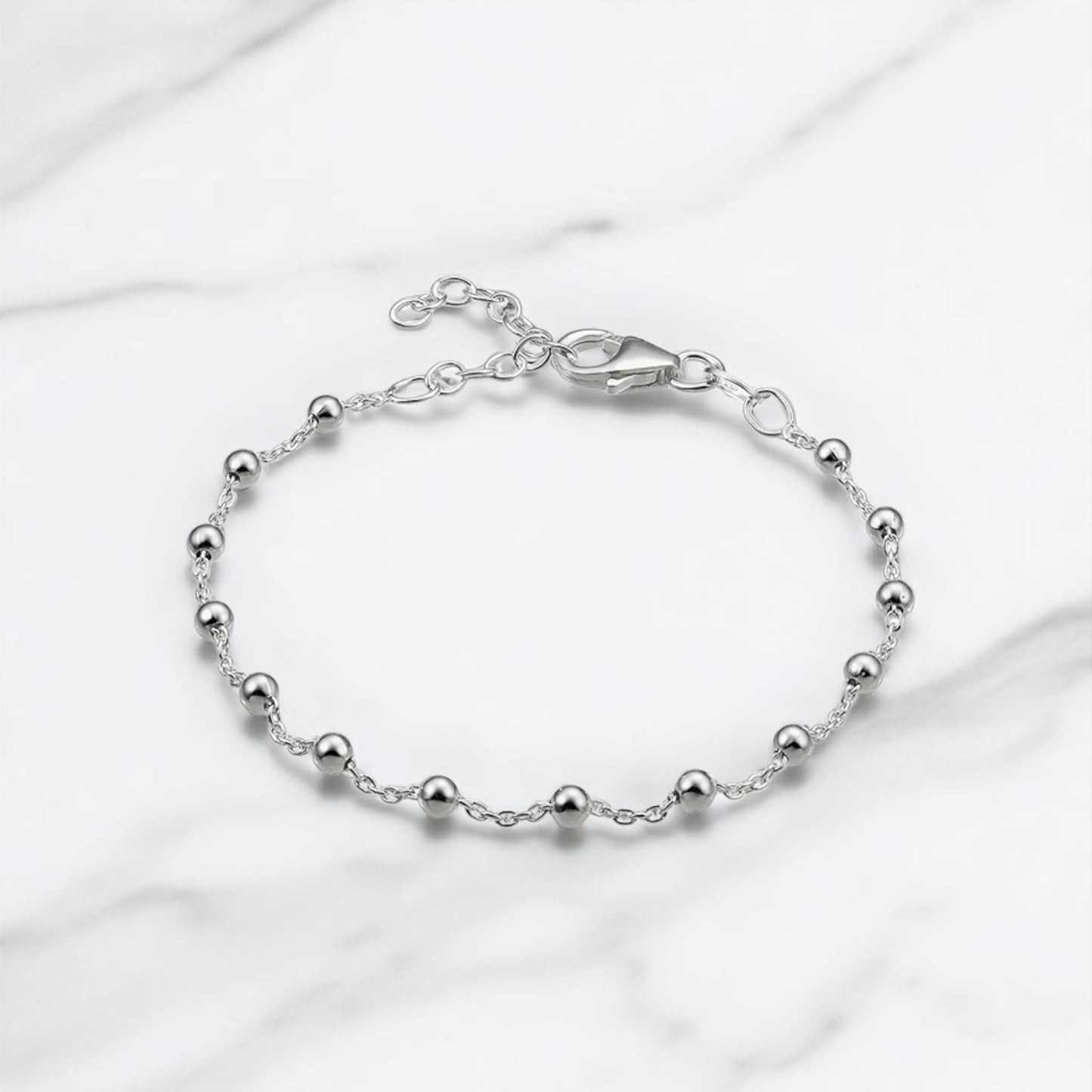Bracelet chaine perlée