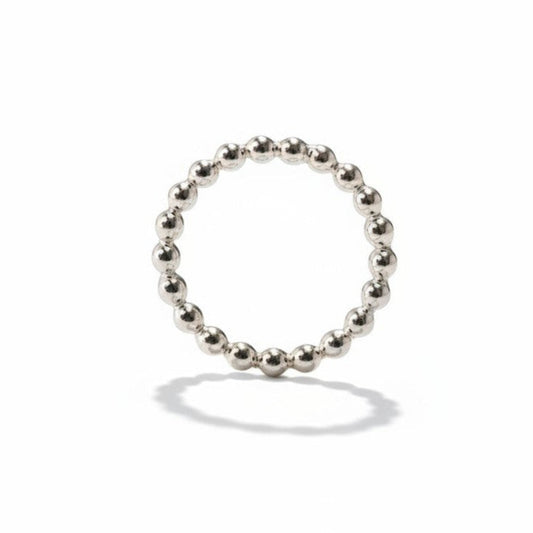 Bague perlée