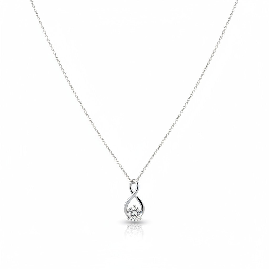 Collier infini Zircone
