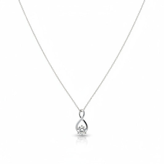 Collier infini Zircone