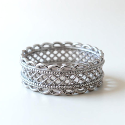 Bague dentelle réglable